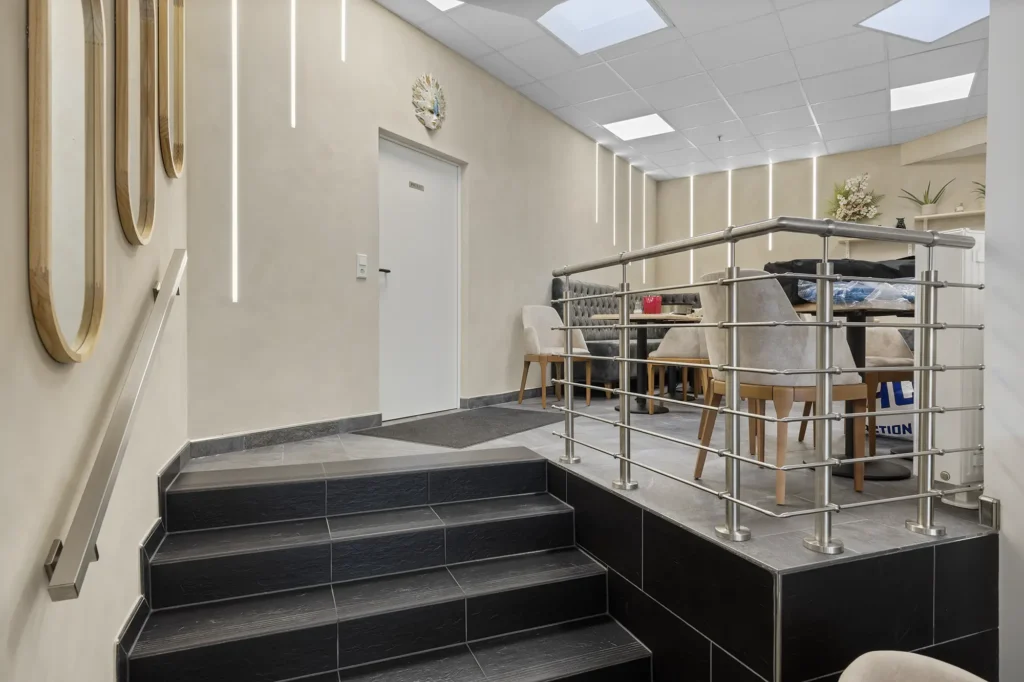 Blick in innere vom Prisma Center